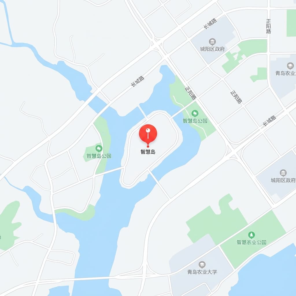 青岛市城阳区智慧岛地图 - 点击查看详细路线